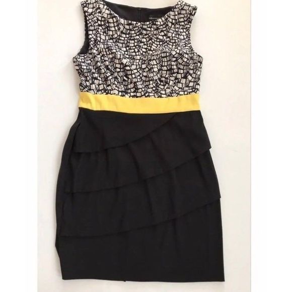 Connected Apparel Women’s Multicolored Shift Sleeveless Dress Size 12 - Picture 1 of 7